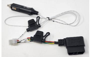 OBDII Self Install Cable w/Rt Angle Connector & Ignition Wire CLA