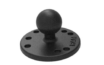 Single ball adapter with round base