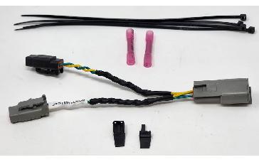 2 Pin DTM Y Cable Assembly w/Black & Orange Wedges