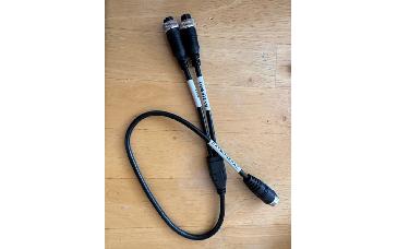 External Monitor Splitter Adapter Cable